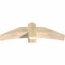 Ekena Millwork Bellingham Rough Sawn Timber Gable Bracket, Douglas Fir, 48"W x 14"H x 6"D x 6"F, 7/12 Pitch GBW048X14X0606BEL00RDF - alternate 3